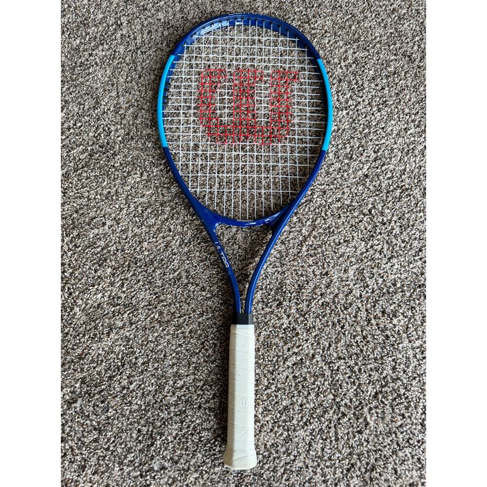 Wilson Ultra Power XL 110 Tennis Racquet 4 3/8 Grip Blue Adult Racket